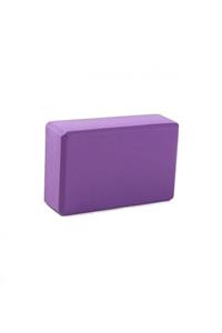 Hattrick Eva Materyal Yoga Bloğu Mor (1 Adet) Egzersiz Blok Yoga Köpüğü 22,8 X 15 X 7,6 Cm