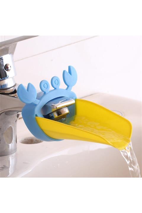 Okyanushop Çocuklar Için Sevimli Musluk Uzatma Başlığı Mavi-sarı