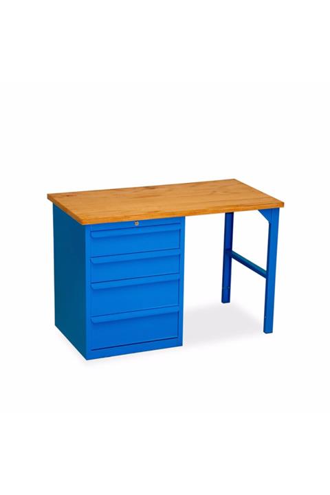 Star Çelik 4 Çekmeceli Çalışma Tezgahı-1250 Mm