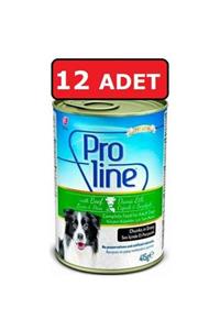 Pro Line Proline Dana Etli Ve Ciğerli Sos Içinde Et Parçalı Köpek Konservesi 12 Adet X 415 Gr Yaş Mama