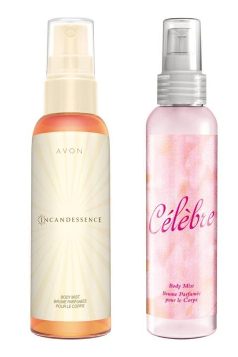 AVON Incandessence Ve Celebre Kadın Vücut Spreyi Paketi