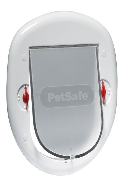 PetSafe Byk Kedi Kçk Köpek Manuel 4 Yönlü Kilitli Kapı Beyaz