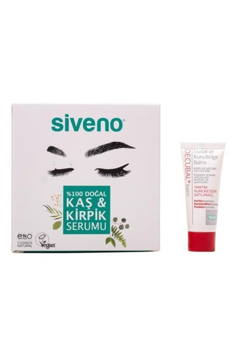 Siveno Kaş & Kirpik Serumu 10 ml + Decubal Dudak Ve Kuru Bölge Balmı Numune 5 ml