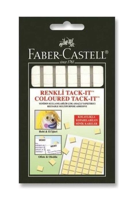 Faber Castell Hamur Yapıştırıcı Patafix 90 Adet Sakızı Tack It Beyaz