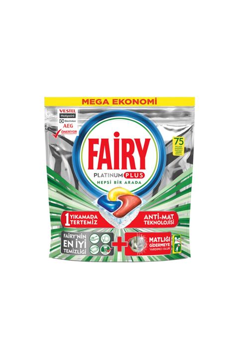 Fairy Platinum Plus 75 Yıkama Bulaşık Makinesi Kapsülü