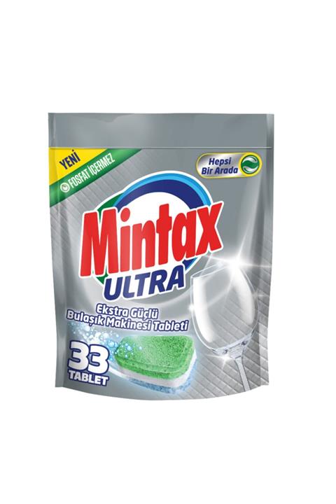 Mintax Ultra Bulaşık Makinesi Tableti 33'lü