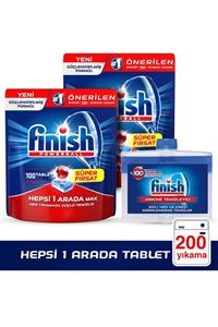 Finish H1A 100x2+Finish Makine Temizleyici Sıvı 250 ml