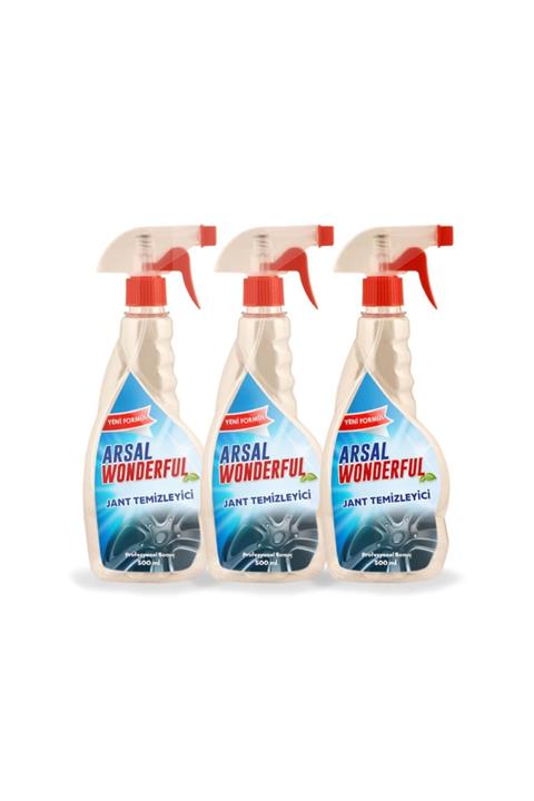 Arsal Kimya Arsal Wonderful Jant Temizleyici 3'lü Set