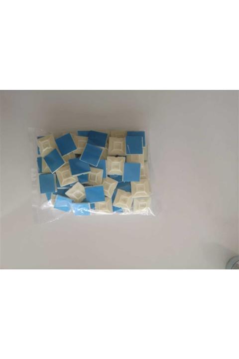 ASAFE 28x28 Yapışkan Kroşe Beyaz (100 Ad.)