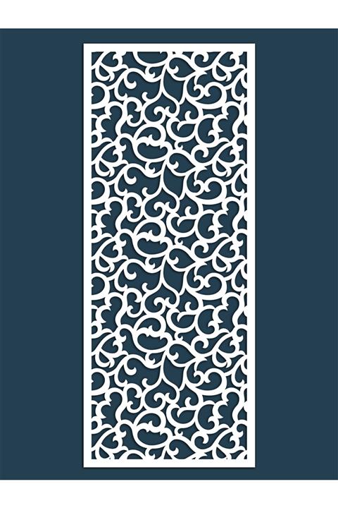 Liar Dekor Liar Ahşap Seperatör (Paravan) - KSP-207 - (18 mm) - (60 cm x 160 cm) - (Beyaz)