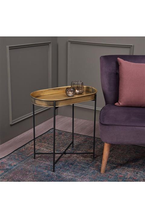 Just Home Elips Tepsi Sehpa