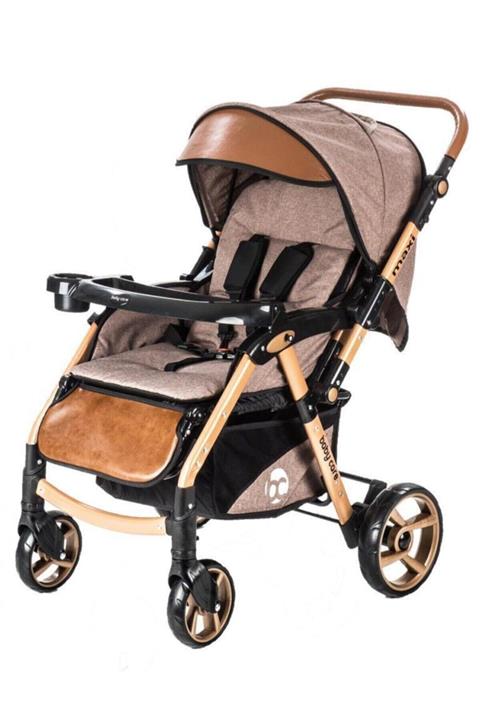 Baby Care Bc-55 Maxi Pro Bebek Arabası Kahverengi