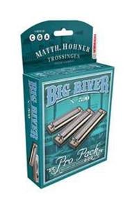 Hohner Honher Big River Harp Mızıka Seti (do-sol-la Majör)