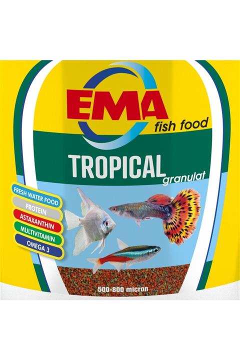ARMATÜRK Ema Tropical, Lepistes, Canlı Doğuran, Melek, Tetra Vb Yemi 250 Gram