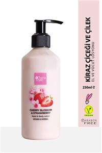 Thera Style Kiraz Çiçeği Ve Çilek Nemlendirici El Ve Vücut Losyonu Hand And Body Lotion 250ml