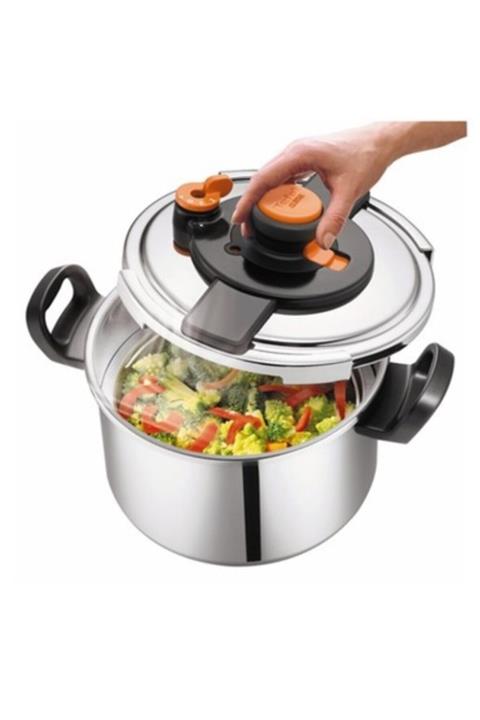 TEFAL Clipso Control One 8lt. 2 Hız Turuncu Düdüklü Tencere