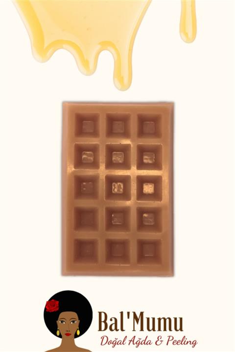 Bal'Mumu Waffle Tekli Soyulabilir %100 Doğal Acısız Ağda & Cilt Peelingi 100gr.