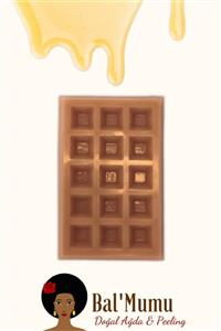 Bal'Mumu Waffle Tekli Soyulabilir %100 Doğal Acısız Ağda & Cilt Peelingi 100gr.