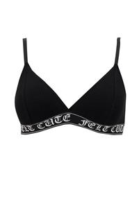 DeFacto Kadın Siyah Gotik Baskılı Bant Detaylı Triangle Bralet W3617AZ21HS