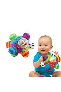 Sozzy Toys Çıngıraklı Renkli Topum