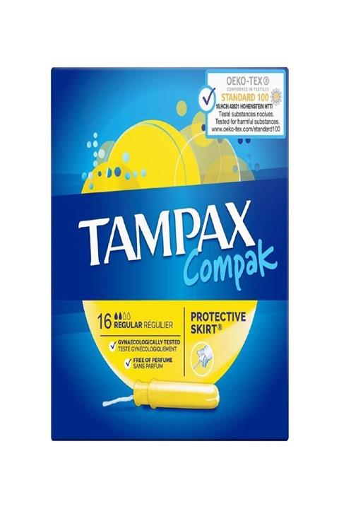 TAMPAX Tampon Compak Regular Normal 16 Adet Kzmprt