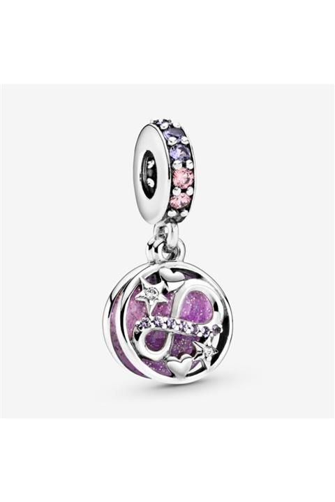 My Story Işıltılı Yıldızlar Ve Kalpler Gümüş Charm