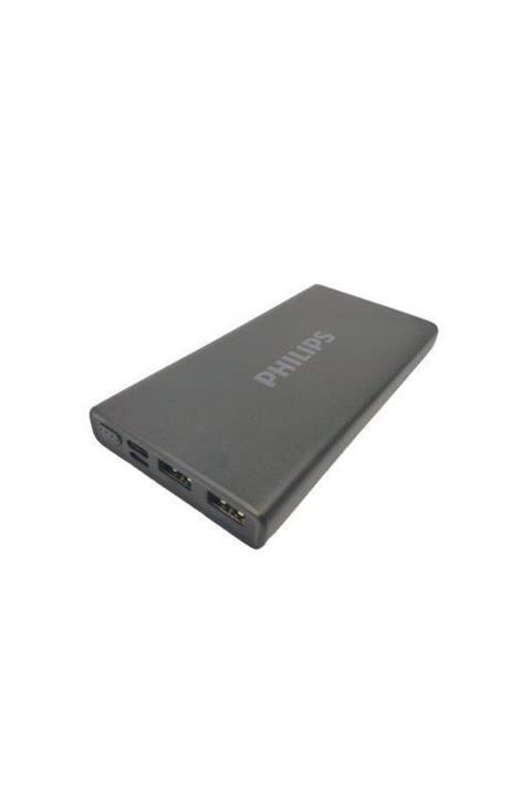Philips Çift Usb Çıkışlı 10000mah Taşınabilir Powerbank Siyah