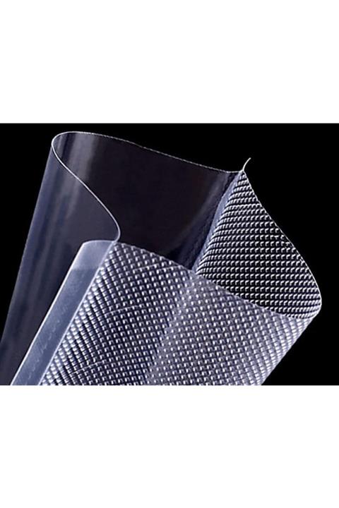 SONREYON Vakum Cihazları Ile Uyumlu Tırtıklı Yiyecek Saklama Poşeti 50 Adet