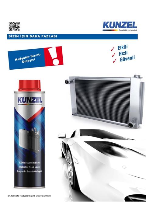 KUNZEL Radyatör Delik Tıkayıcı 300 Ml