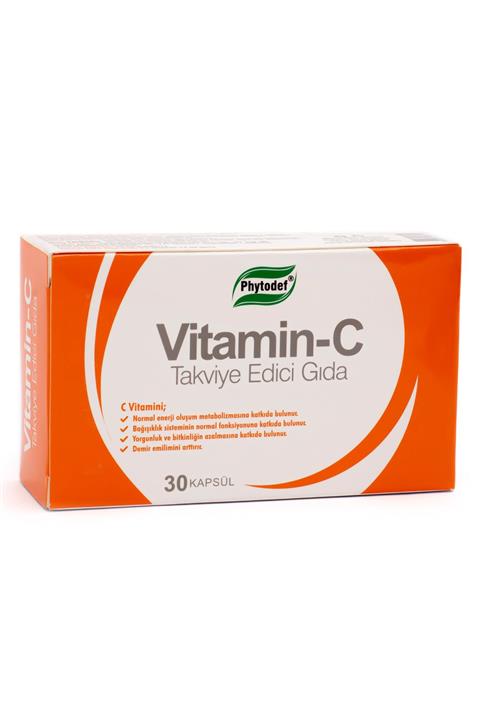 Phytodef Vitamin C - Takviye Edici Gıda - 30 Kapsu l