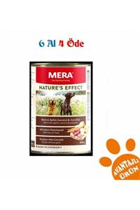 Mera Natures Effect Beef Wet Tahılsız Sığır Etli Köpek Konservesi 6 X 400 Gr (6 Al 4 Öde)