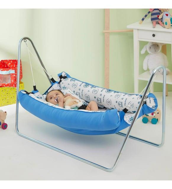 Svava Portatif Bebek Hamak Beşik (Mavi)