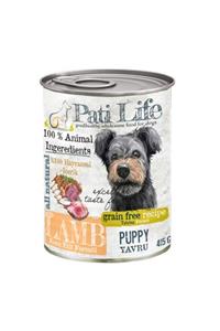 Pati Life 12'li Patilife 415 Gr Yavru ( Kuzu Etli ) Mama 12 Adet Yaş Konserve Köpek Maması