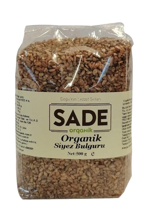 Sade Organik Siyez Bulguru 500 Gr.