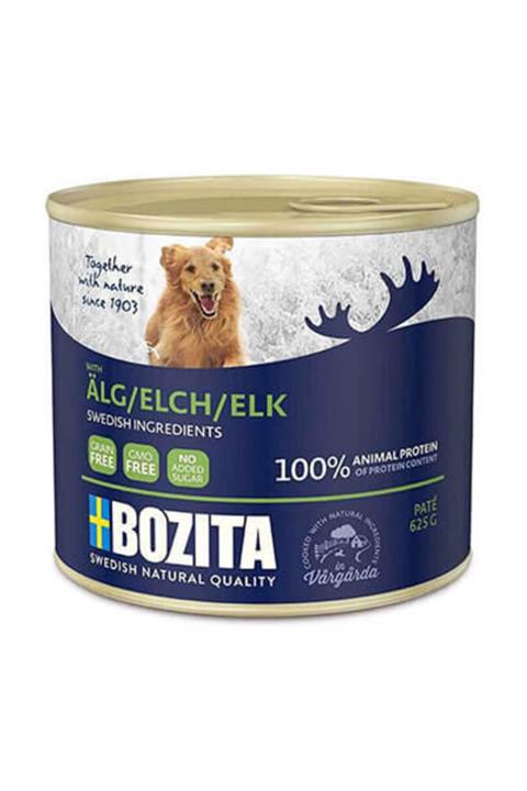 Bozita Tahılsız Elk Geyik Etli Köpek Konserve Maması 625 Gr * 6 Adet