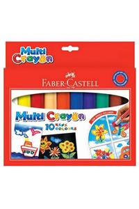 Faber Castell Multi Crayon Çok Amaçlı Çevirmeli Pastel Boya 10 Renk