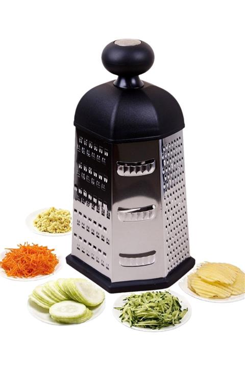 Tilbe Home Rende Topuz Başlı Sarımsak Rende Patates Julyen Yumurta Dilimleyici Sebze Doğrayıcı Çoklu Rendeleme