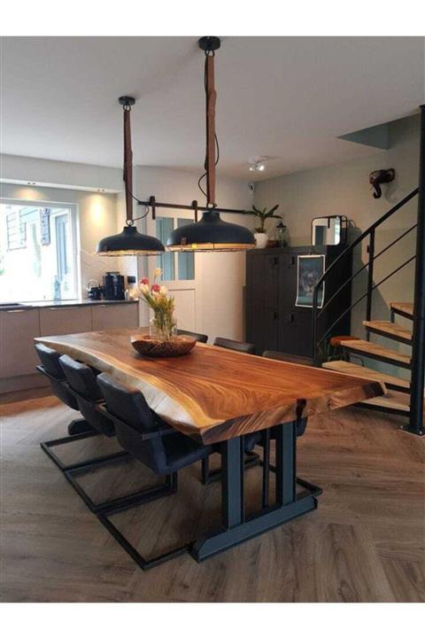 Latanwood Kütük Yemek Masası