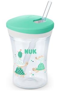 Nuk Yeşil Beyaz Yeni Action Cup Evo  Suluk 230 ml