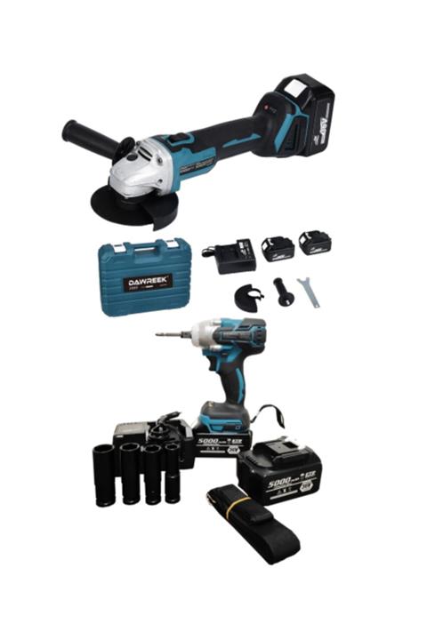 Dawreek 4 Adet Uyumlu Bataryalı Yeni Nesil Kömürsüz Şarjlı Sipral, Torklu Somun Sıkma & Vidalama