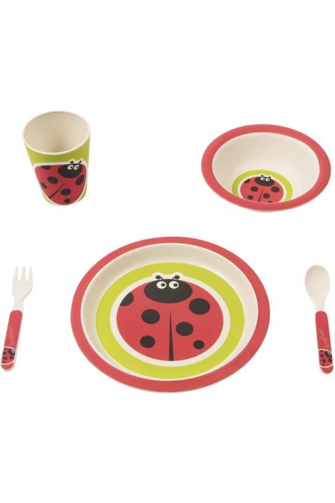 EDükkan Çocuklar Için Bambu Yemek Takımı