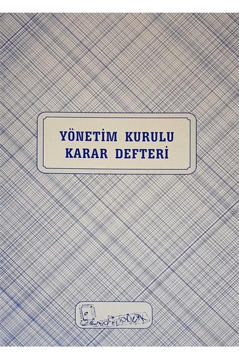 Kocaoluk Yönetim Kurulu Karar Defteri Karton Kapak