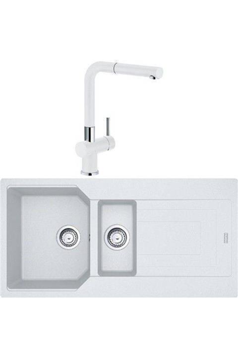 Franke Urban Ubg 651 Bıanco Granit Evye Actıve Batarya Set