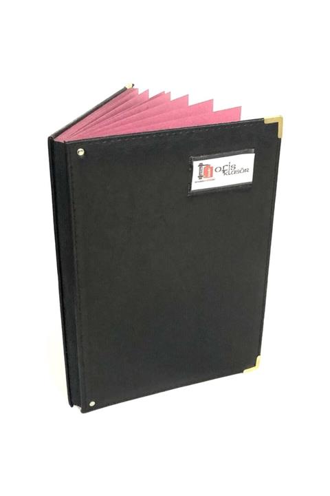 Ofis Klasör Ofis Deri Imza Defteri 12 Yaprak 24 Sayfa