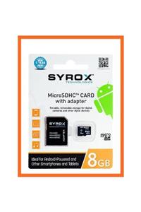 Syrox 8 Gb Micro Sd Hafıza Kartı  Mc8