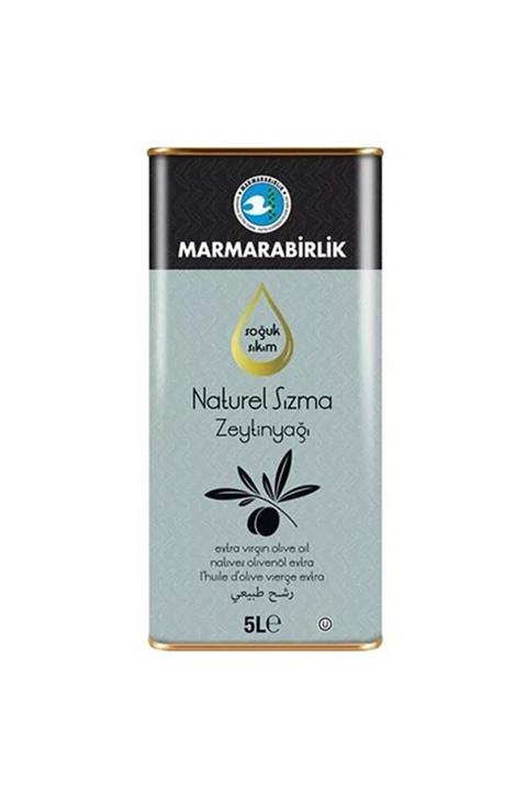 MarmaraBirlik Soğuk Sıkım 5 Lt Naturel Sızma Zeytinyağı