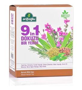 Arifoğlu Dokuzu Bir Yerde 9in1 Form Çayı 60lı Süzen Poşet Çay