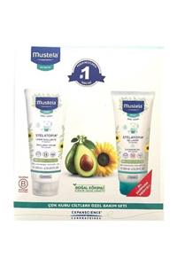 Mustela Stelatopia Emollient Cream 200ml + 200 Ml Jel Şampuan