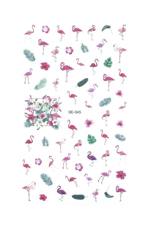 New Obsessions Flamingo Tırnak Dövmesi - Tırnak Tattoo - Nail Art - Tırnak Sticker