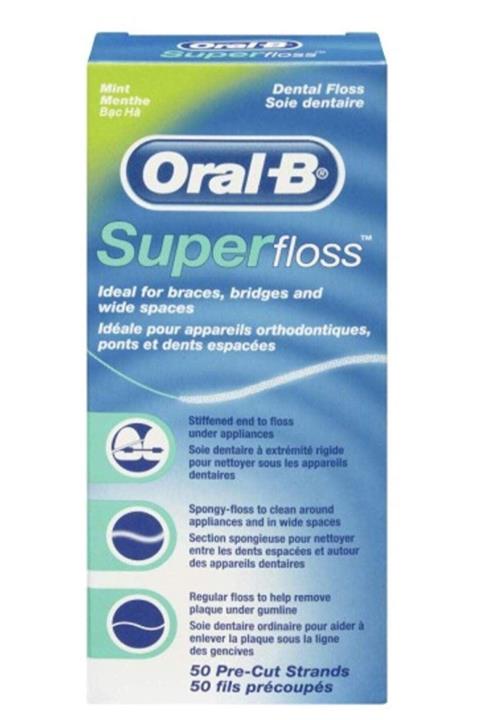 OralB Süper Floss Diş İpi 50 Adet